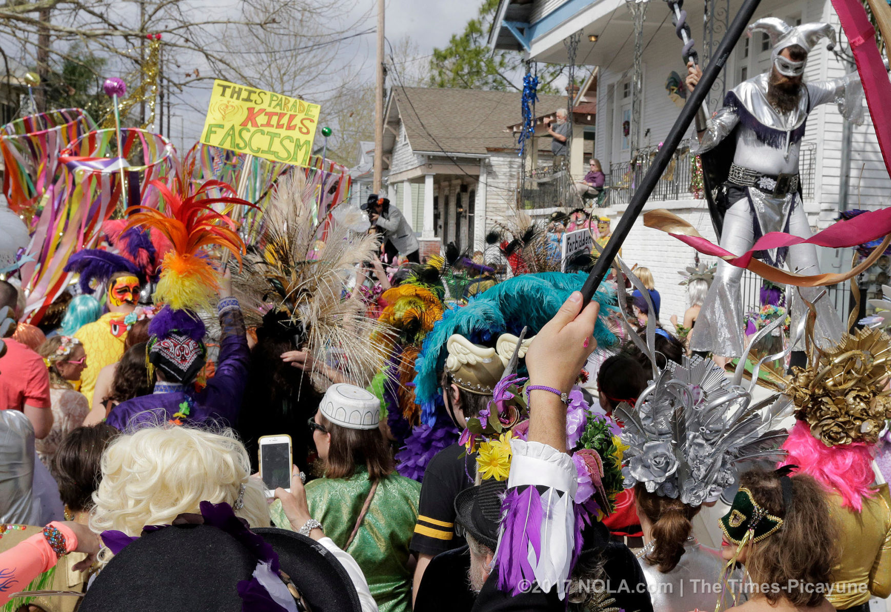 Mardi Gras: Societe de Sainte Anne meanders through New Orleans neighborhoods